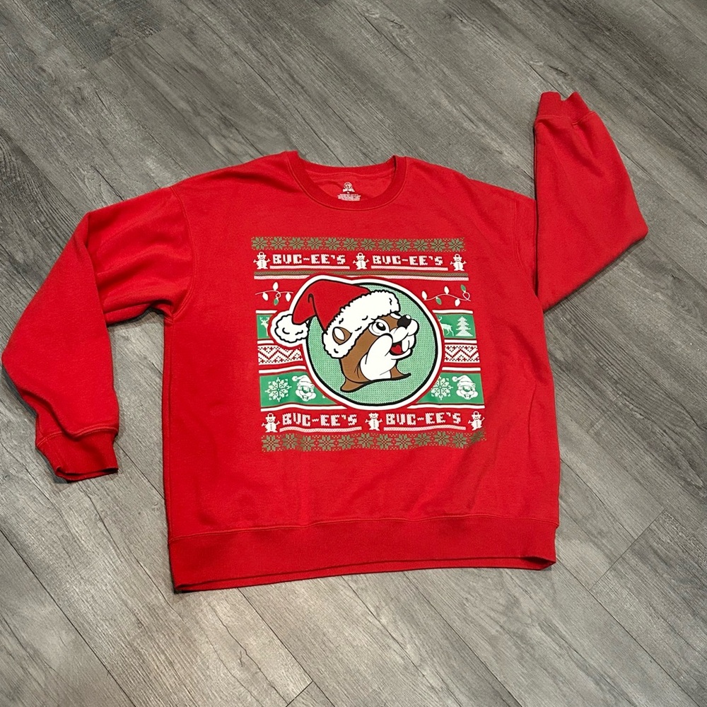 Bucees Christmas sweatshirt size XL